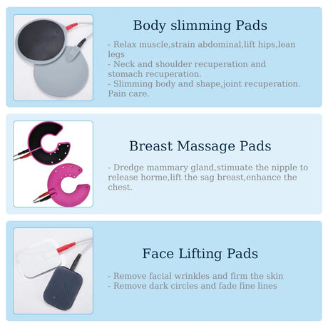 New Russian Waves Microcurrent EMS Electric Muscle Stimulator Body Massager Weight Loss Electro Myostimulation Machine