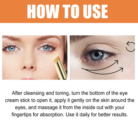 Vitamin C Eye Cream Nourishing Remove Dark Circles Fade Fine Lines Enhance Skin Elasticity Glowing Eye Skin Cream