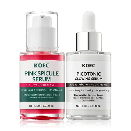 Pink Spicule Pore Tightening Anti-Aging Serum,ull Hydrating Protecting Skin Bright Revitalizing Unisex Essence