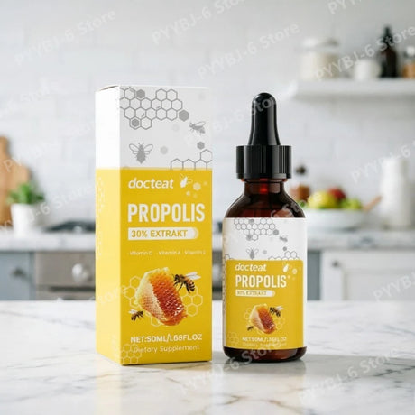 Propolis Extract Liquid with Vitamin A C &E Antioxidant Daily Wellness Support Dietary Supplement for Adult Natural Formula 50ml