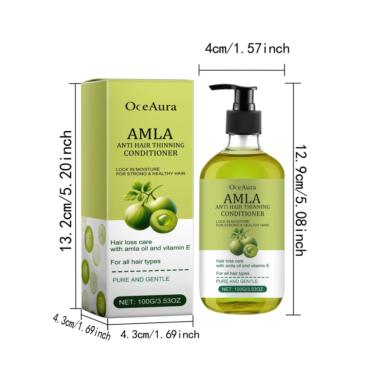 Original Amla Oil Hair Growth Moisturizing Smoothing Repair Damaged Dry Frizzy Ends Split Scalp Treatment Hair Mask Conditioner