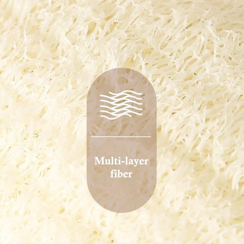 Natural Loofah Sponge Soft Bath Sponges Exfoliating Skin Health Cleaning Tool Bath Shower Brushes Unisex Foam Loofah Bath Brushe