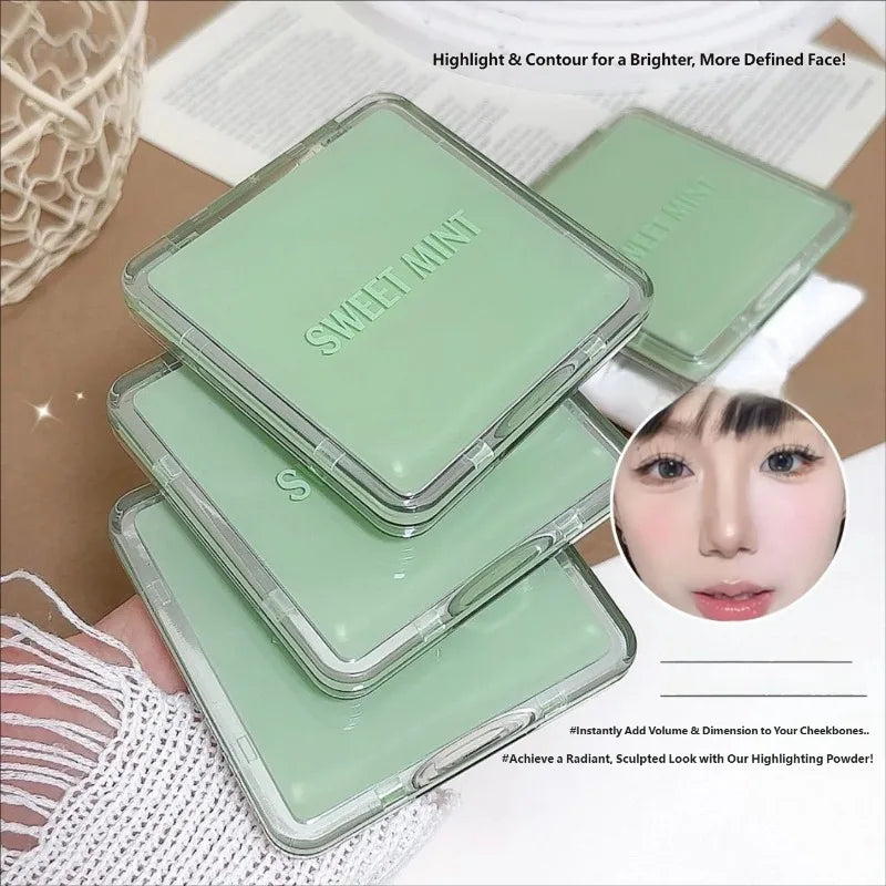 All-in-One Contour Palette Makeup Pearlescent Highlighter&Matte Nose Shadow Shimmer Sculpt&Define Beauty Natural Finish Cosmetic
