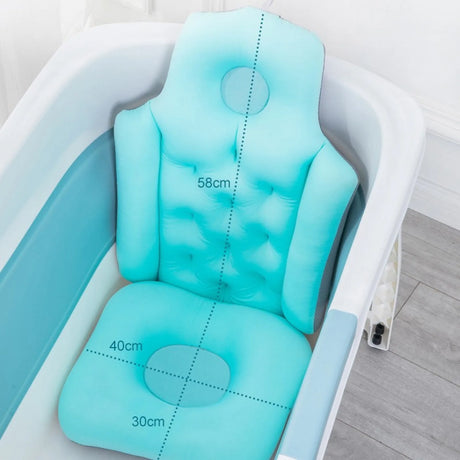 Bath Pillow Comfortable Cushion Spa Bathing Pad Bathtub Cushion Non-Slip Waterproof Neck & Back Relax Bathroom Supply