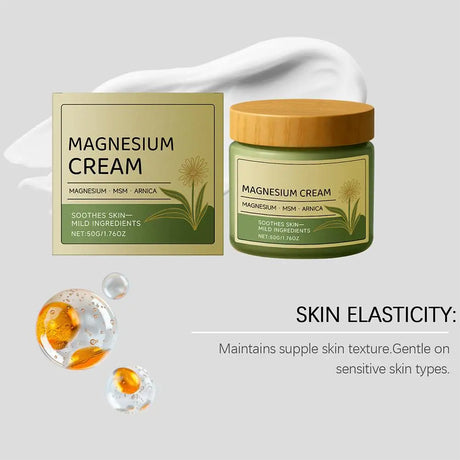 Magnesium Cream for Muscle & Nerve-Relief Moisturizing Body Massage Creambody Care and Moisturizing 2-in-1 Daily Care