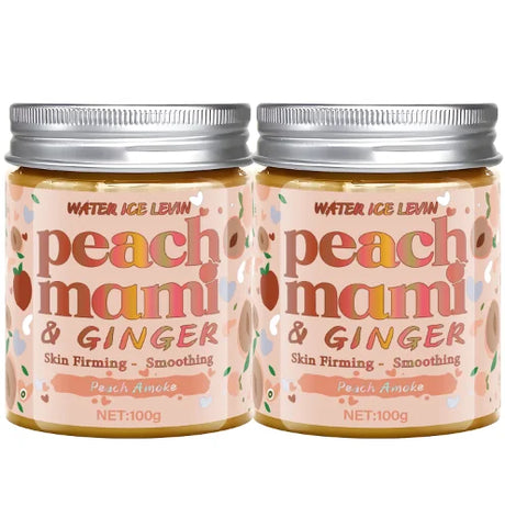 Peach Mami & Ginger Face & Body Cream: Light Texture, Firms/Smooths Skin, Daily Use for Elastic, Nourished & Protected Skin