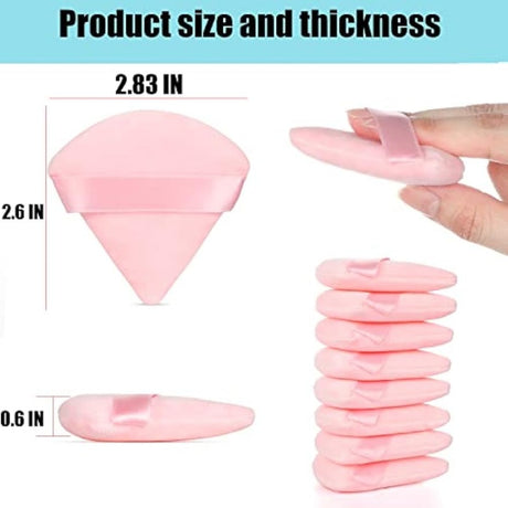 218pcs Disposable Makeup Tool Kit ,Professional Makeup Tools Set,Triangle soft Powder Puff / Brow brush/Mascara brush
