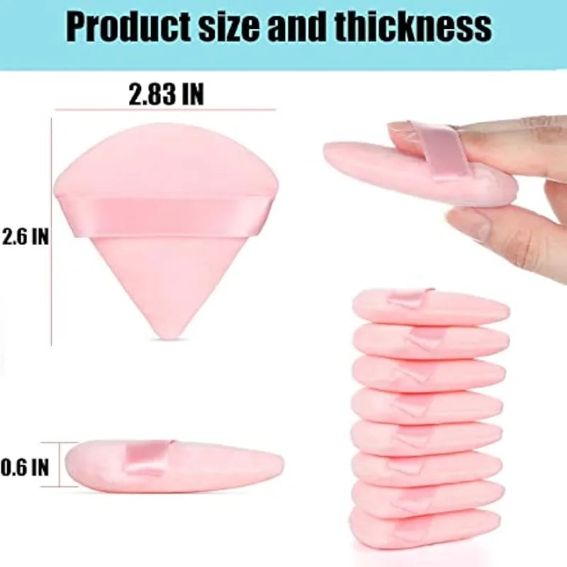 218pcs Disposable Makeup Tool Kit ,Professional Makeup Tools Set,Triangle soft Powder Puff / Brow brush/Mascara brush