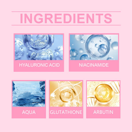 Glutathione Niacinamide Body Lotion Skin Brightening Hydrate Revitalize Even Skin Tone Whitening Face Bleaching Lightening Care