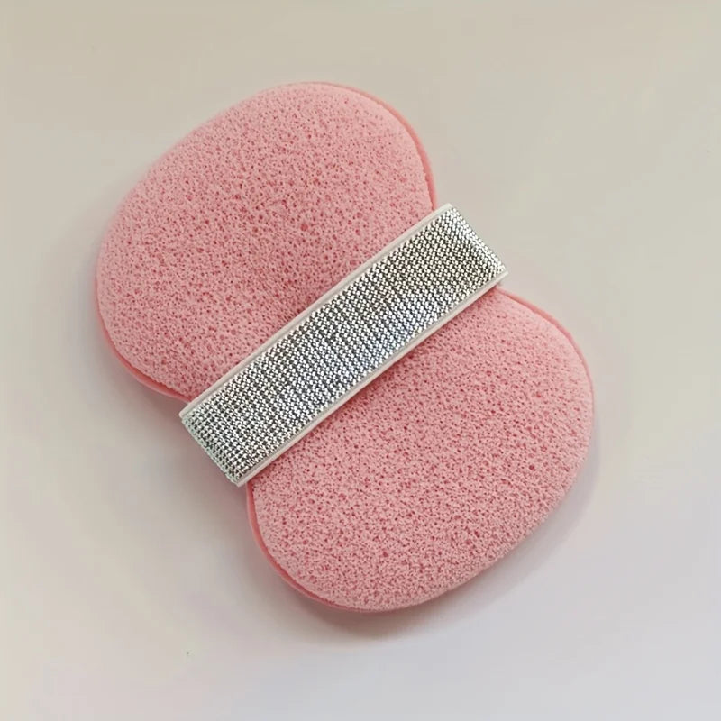 1 Pack Elastic Soap Dish with Loofah Bath Sponge, Non‑Slip Exfoliating Storage Holder, Adjustable Lanyard for Bathtub & Shower,