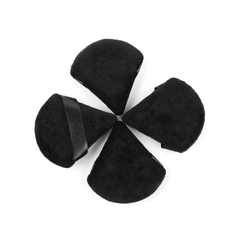 1/2/3/6Pcs Triangle Velvet Powder Puff Face Cosmetic Eye Beauty Makeup Tool Reusable Sponge Washable Mini Powder Puff Accessorie
