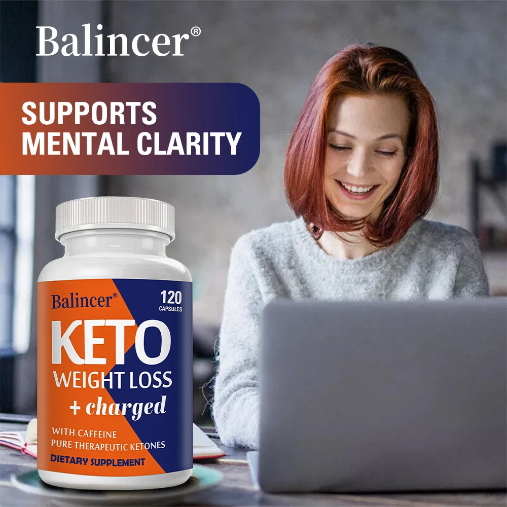 Keto Capsules, Appetite Suppressant, Support Daily Metabolism, Body Management, Detox, Energy & Immune System Wellness