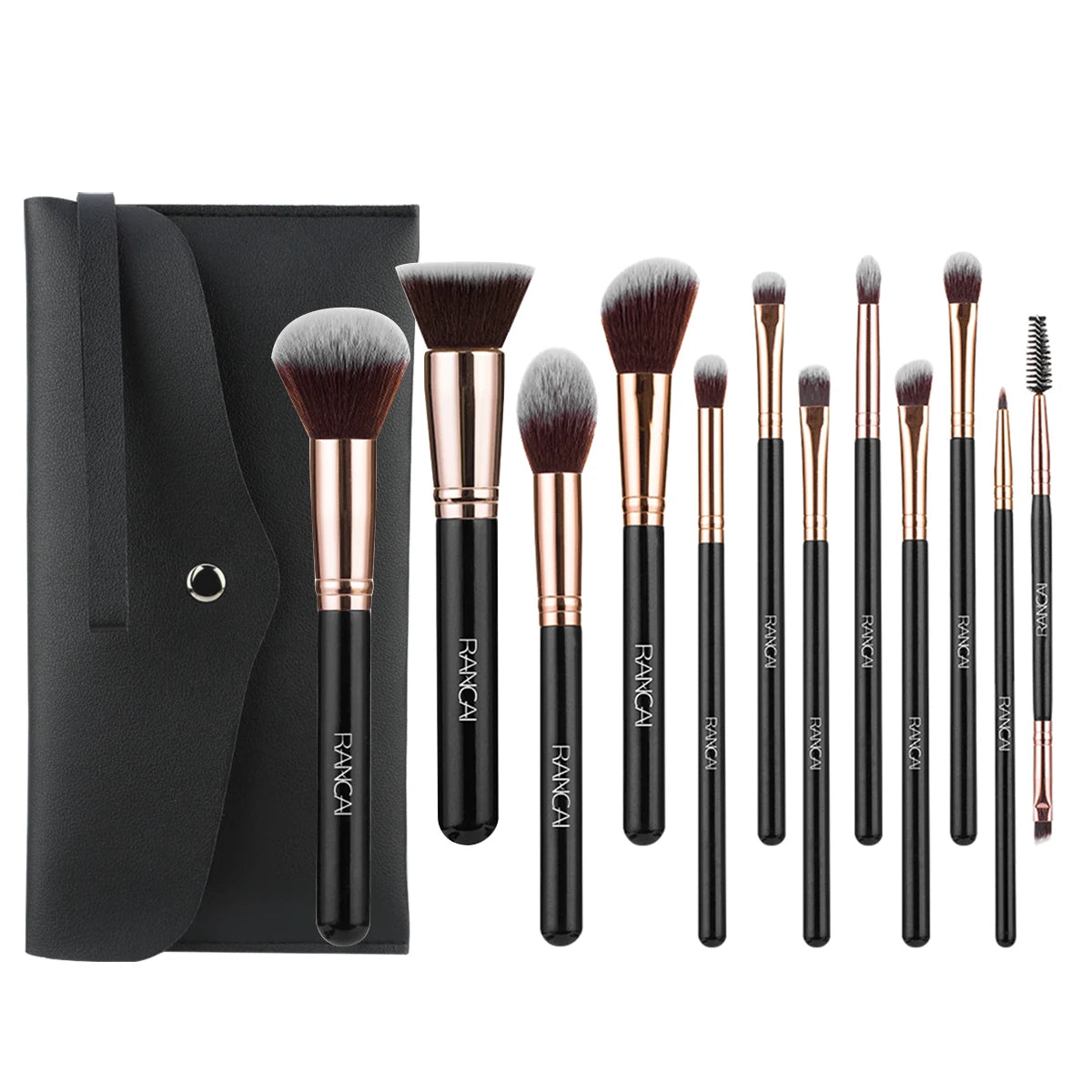 12pcs Makeup Brushes Set Professional High Quality Synthetic Hair Foundation Powder Contour Eyeshadow Make Up Brush
