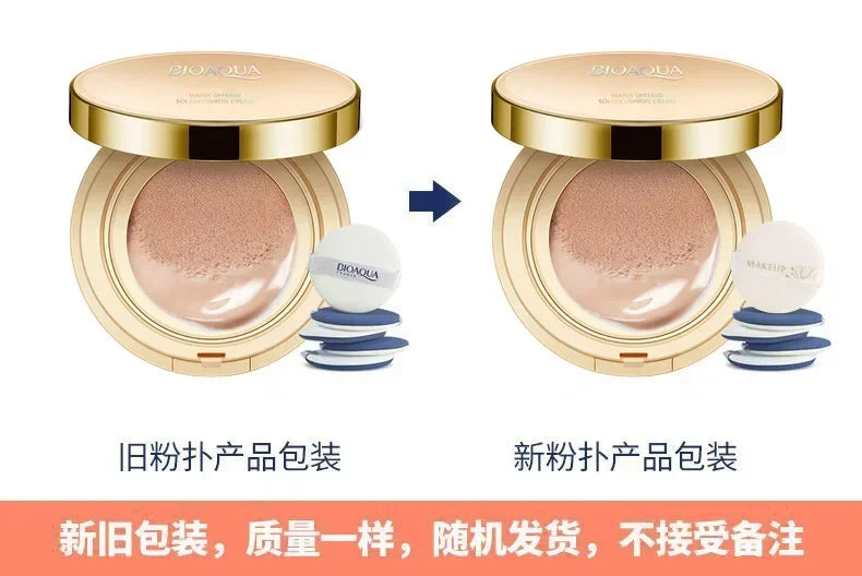 BB Air Cushion Foundation CC Cream Concealer Whitening Long Lasting Waterproof Moisturize Brighten Oil-control Makeup Cosmetics
