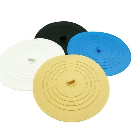 6 Inches Large Silicone Drain Plug Hair Stopper Flat Suction Cover Tub Stopper Leakage-proof Drain Cover Bathroom Accessories