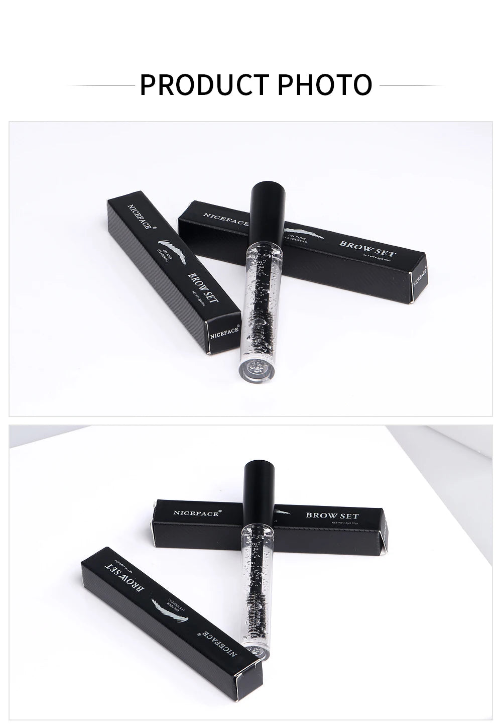 NICEFACE Eyebrow Styling Gel Waterproof Transparent Eyebrow Wax Set Brow Gel For Eyebrow Long-lasting Makeup Eyebrow Sculpt Soap
