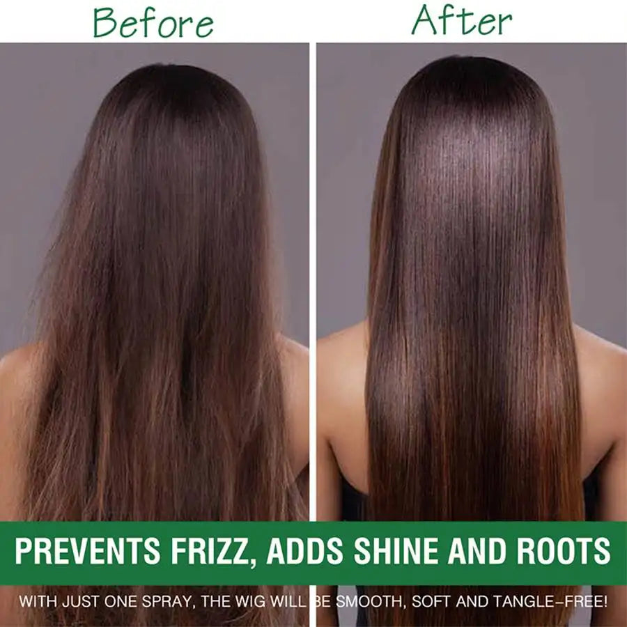 100ml Wig Milk Spray Moisturizing Care Spray for Wig Synthetic Hair Prevent Frizz Leave-in Conditioner for Wigs Smooth and Shine