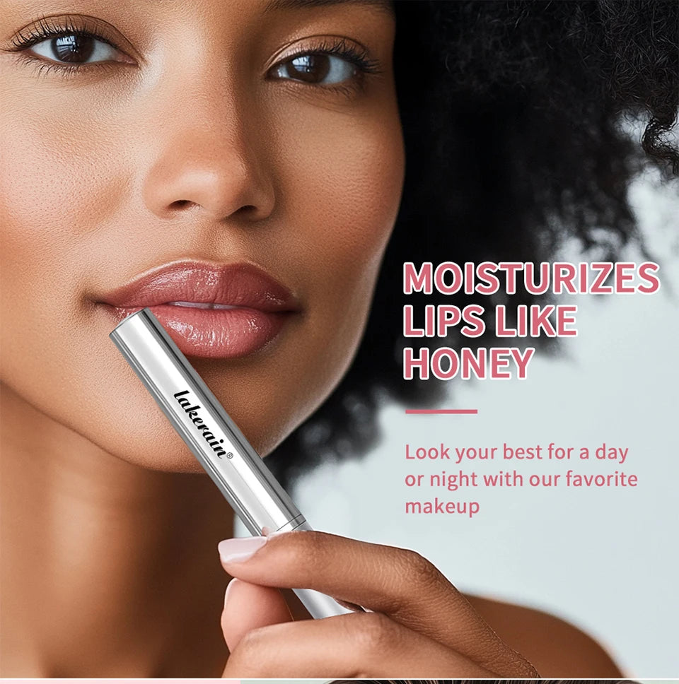 Lakerain Nearly Lipstick Lip Balm Natural Color Creamy Texture Long Lasting Moisturizing Nourishing Lip Care Gloss Cosmetic