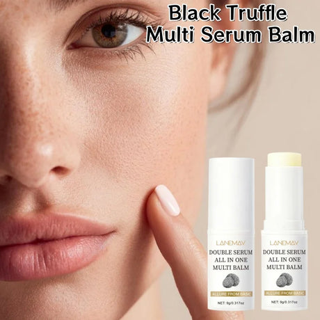 Black Truffle All-in-one Multi Serum Stick 9g Moisturizing Glowy Finish Solid Skin Cream Relieve Dry Skin Enhance Elasticity