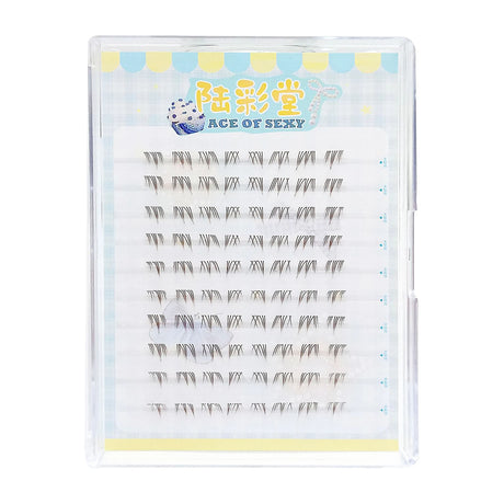 6-7mm ACE Dense Cat Korean Lower Eyelashes Air Fairy Fake Eyelash Segmented Natural Under Lashes Extension Manga Eye Makeup Tool