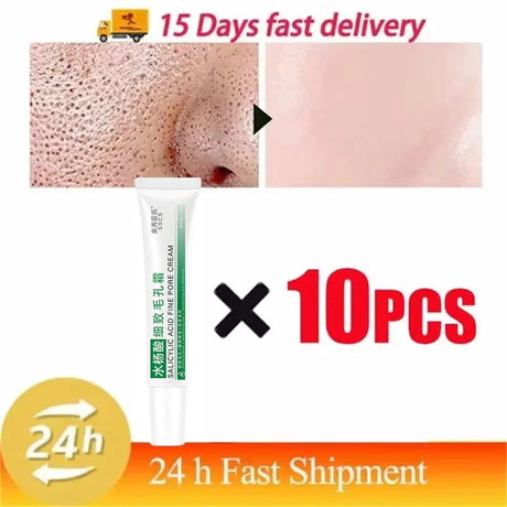 Salicylic Acid Pore Shrinking Cream Quick Elimination Large Pores Remove Blackehead Tighten Face Smooth Skin Korean Care Product