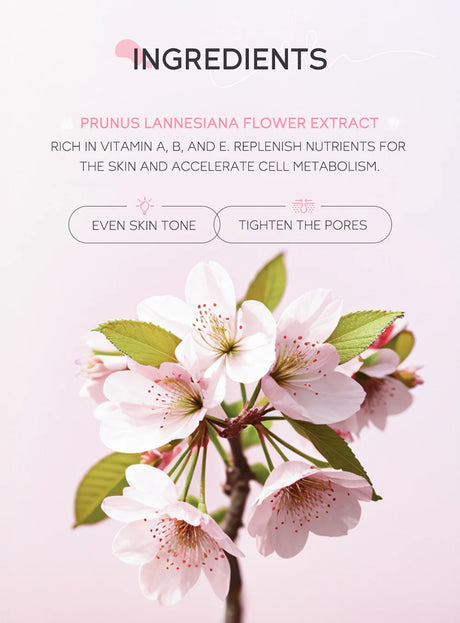 LAlKOU Japan Sakura Cleansing Mousse Facial Cleanser Shrink Pores Deep Clean Oil Control Moisturizing Skin Care 100ml