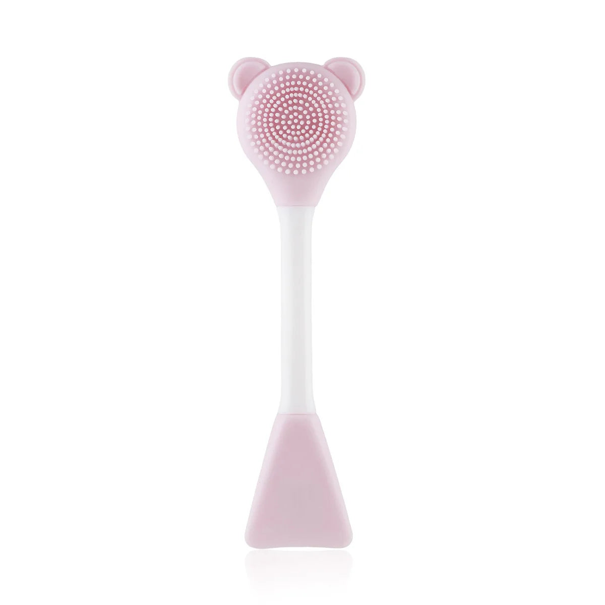Bear Silicone Double Head Face Mask Brush Facial Exfoliate Blackhead Removal Cleanser Brush Mud Film Facial Brush Skin Care Tool
