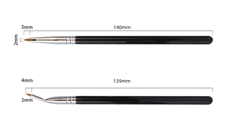 LOYBJ Bend Head Eyeliner Brush Eye Detail Makeup Brush Under Eyes Tear Trough Concealer Brush Women Fine Liner Beauty Maquiagem