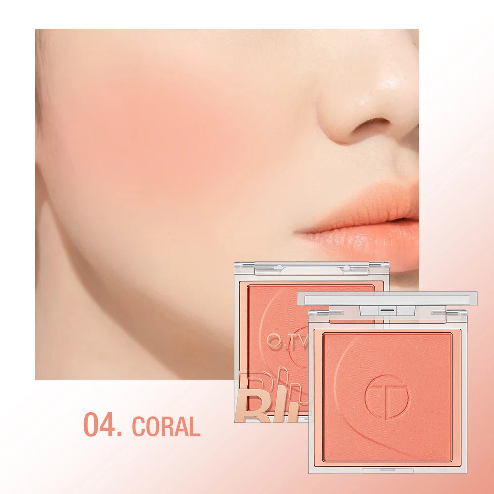 Soft Mineral Blush Palette 6 Colors Matte Long Lasting Powder Natural Cheek Contour Shadow Rouge Makeup Beauty