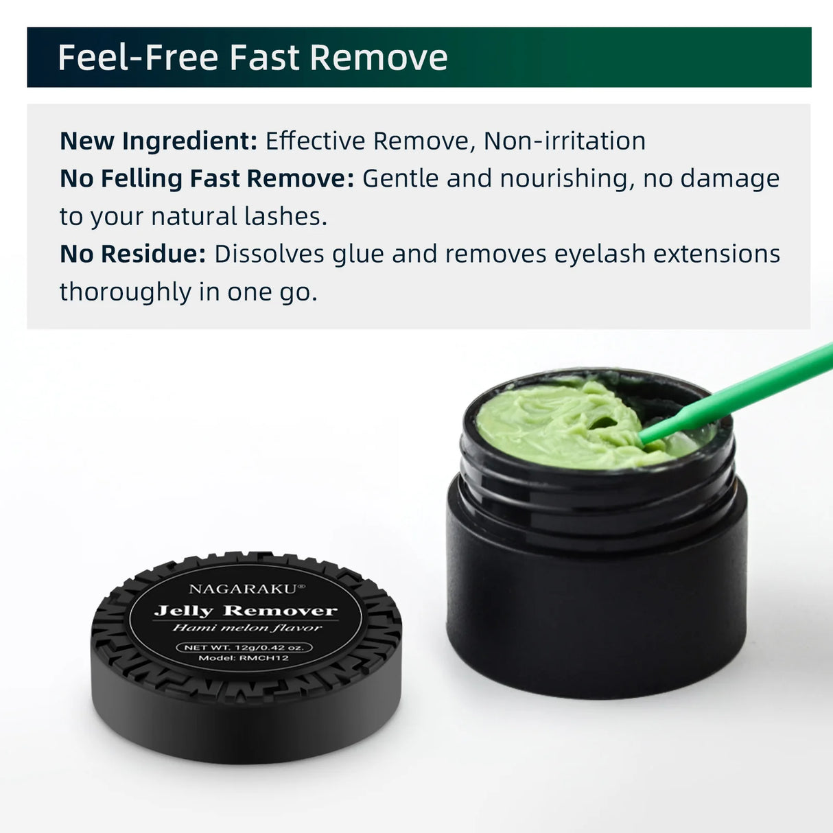 NAGARAKU Eyelash Glue Primer Adhesive Hardener Remover Glue Eyelash Extensions Fast Remove Strong Bond