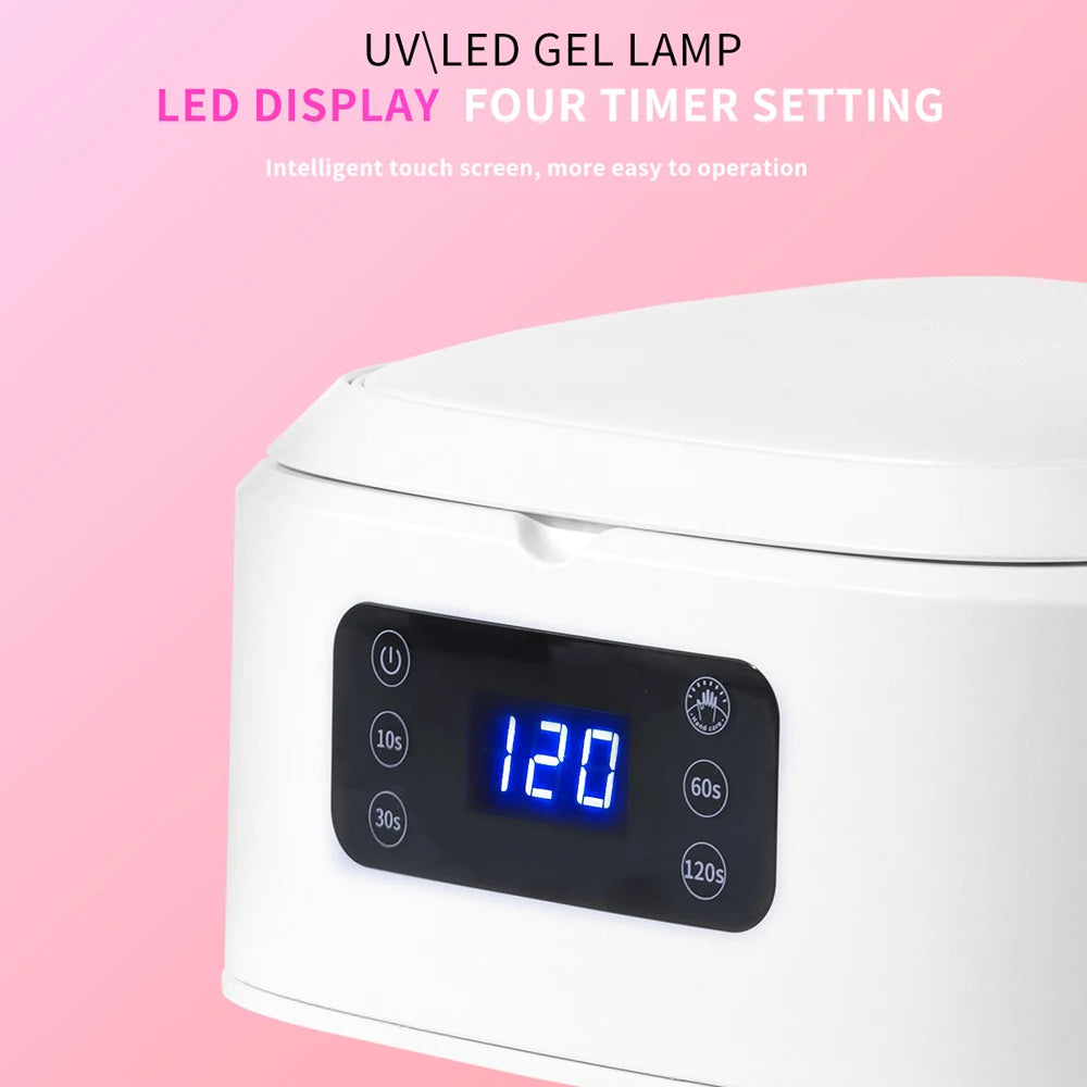 71 LEDs UV Nail Lamp Large Space Nail Dryer with Hand Pillow Smart Sensor 72 W Professional UV Lamp For Nails Manicure Pedicure