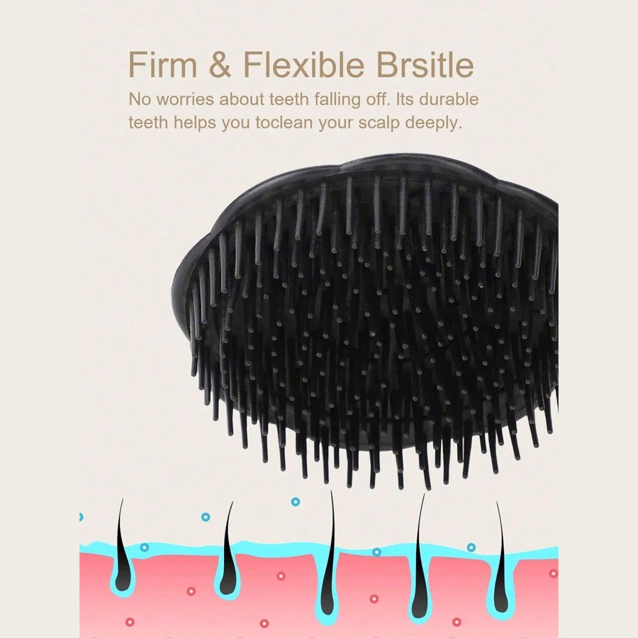 1 shampoo brush, scalp massage brush, dandruff cleaning brush