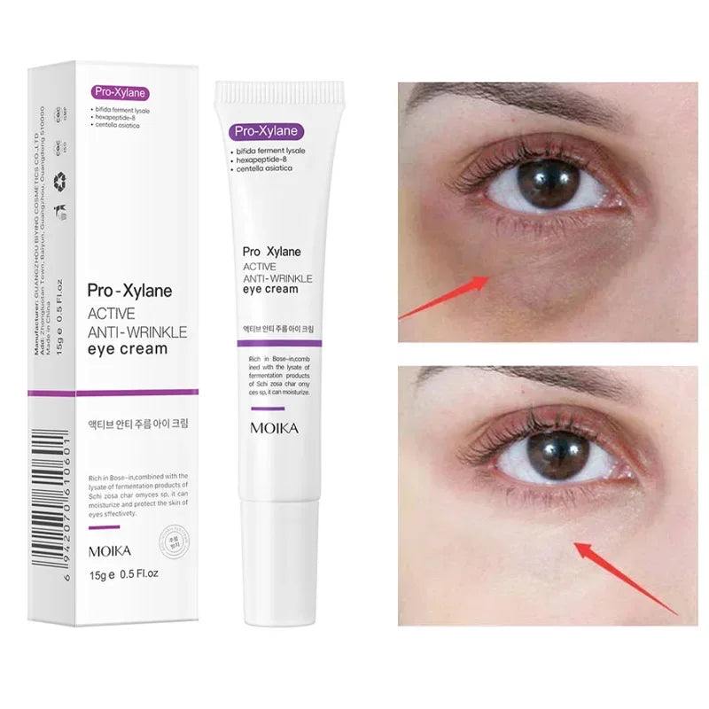 Instant Eye Bag Removal Cream Retinol Anti-Wrinkle Firming Skin Fade Fine Lines Anti Dark Circle Puffiness Brighten Eye Skincare