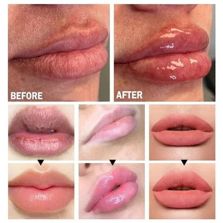 Fast Plumping Lip Balm Moisturizing Soft Lips Skin Plumper Gloss Oil Non-Sticky Daily Care Mask Beauty Makeup Cosmetics Products