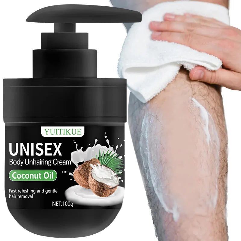 YUITIKUE intimate area hair removal cream, painless and healthy hair removal agent, unisex body care product