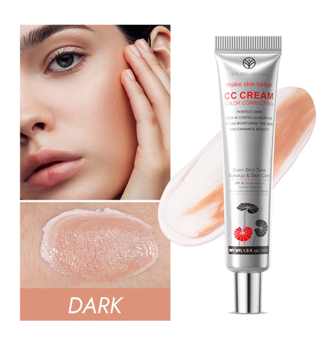 1PC/2PCS 45ml Brightening CC Cream Centella Asiatica Repairing BB Cream Natural Concealing Whitening Foundation Liquid Cosmetics