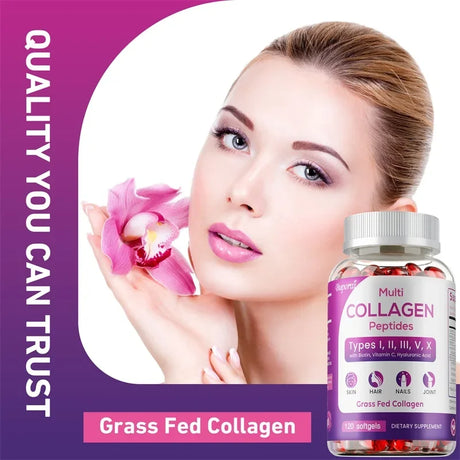 Collagen Peptides - Supports Overall Health, Improves Gut and Digestive Function, Enhances Absorption, Boosts Immunity, Non-GMO