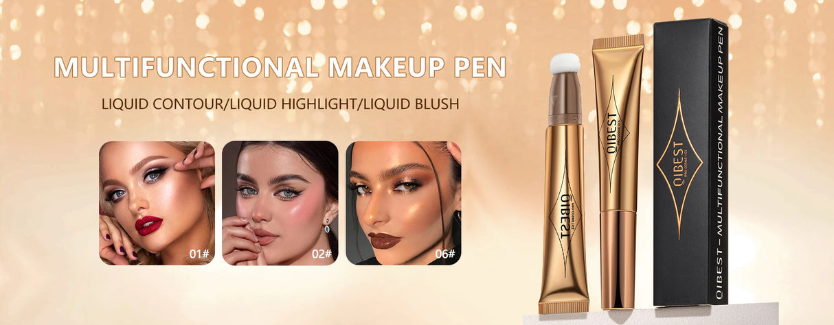 QIBEST Liquid Lipstick Waterproof Velvet Nude Matte Sexy Red Lip Gloss Long Lasting Nonstick Lip Stain Makeup 24 Colors Hots
