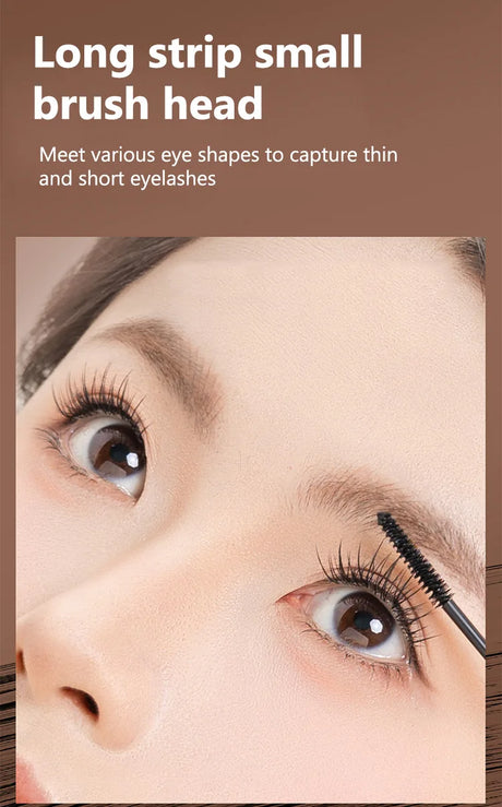 GECOMO Butterfly Flying Volume Mascara Curl Long-lasting Makeup Thin Brush Eyelash Primer Shape