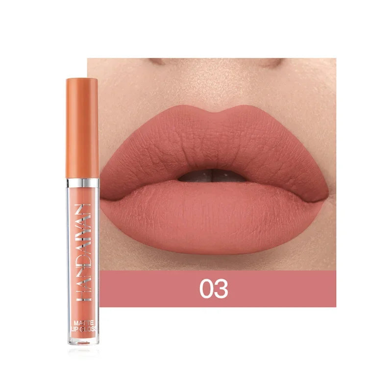 HANDAIYAN 1/6 PCS Lipstick Set Make-up for Women Non Stick Cup Waterproof Long Lasting Cosmetics Korean Makeup Matte Lipstick