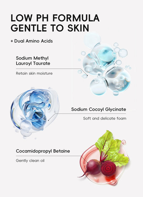Quiyum 8X H2O AquaVitalize Facial Cleanser 100g Gentle Daily Cleansing Oil Control Refreshing Face Wash for All Skin Types