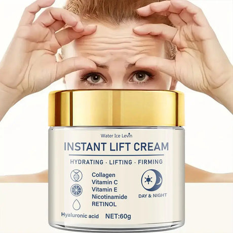 60g Instant Lift Face Cream Firming Skin Tightening Anti Wrinkle Collagen Hyaluronic Acid Hydrating Nourishing Facial Moisturize