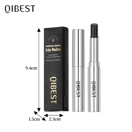QIBEST Honey Lipstick Nourishing Lip Balm Moisturizing Tinted Lip Plumping Balm Smooth Enhancing Natural Color Lip Care Makeup