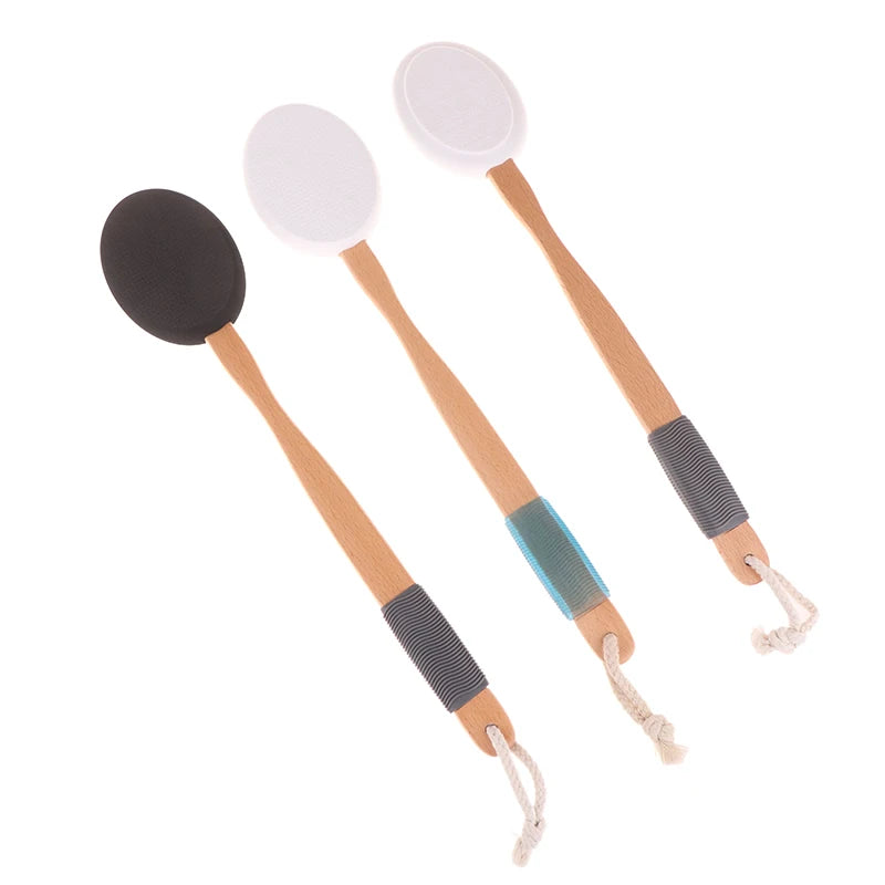 New Multi-Function Lotion Sunscreen Ointment Applicator Silicone Long Handle Body Cleaner Shower Brush Sunscreen Back Applicator