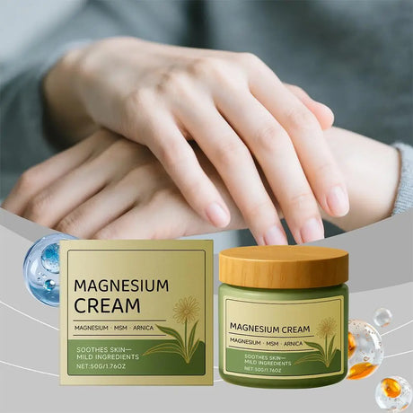 Magnesium Cream for Muscle & Nerve-Relief Moisturizing Body Massage Creambody Care and Moisturizing 2-in-1 Daily Care
