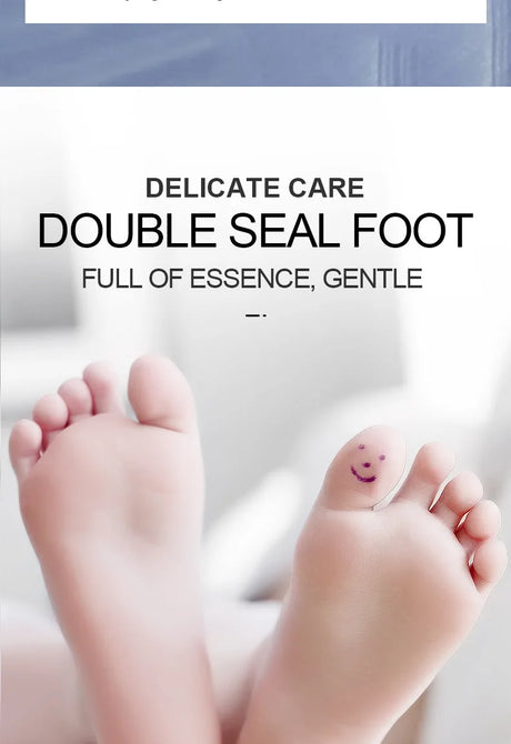 SADOER Exfoliating Feet Mask Exfoliating Foot Peel Mask Socks Pedicure Peeling Dead Skin Remover Feet Mask Peel Moisturizing