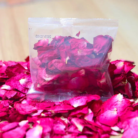 100/250/500g Pure Natural Rose Petal Bath Real Flower Bath Foot Bath Hot Spring Homestay Milk Bubble Bath Foot Bath Health Bath