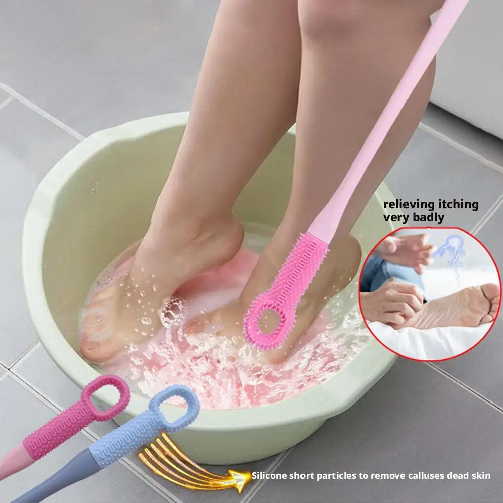 Multi-Functional Foot Scrub Brush Foot Exfoliator Itch Relief Stone Dead Skin Removal Household 