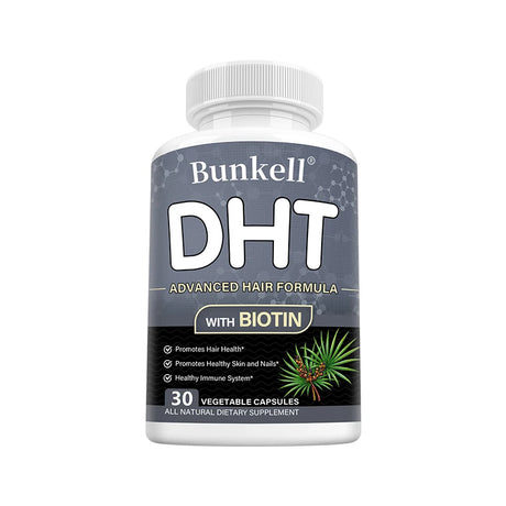 DHT Blocker, Premium Hair Care Formula, with Biotin Supplement, Support Healthy Hair, Skin, and Nails, Promote Immune System