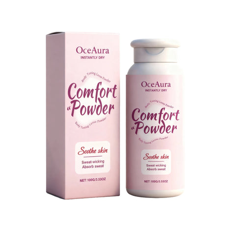 Comfort Powder All over Body Powder for Summer Instantly Dry Sweat-Wicking Skin-Soothing Reduces Friction Refreshing Skin Care
